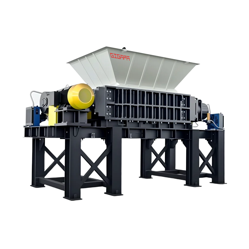 Máquina compactadora de residuos de chatarra